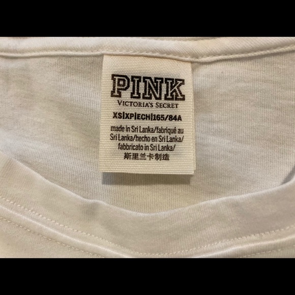 VS PINK Bling Cheetah l/s campus top XS EUC! - Picture 4 of 4